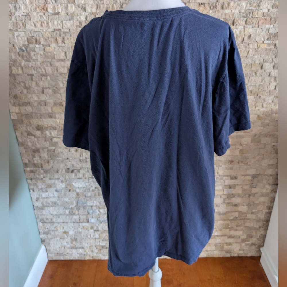 Nike Men's Sportswear Just Do It Swoosh T-Shirt Midnight Navy XXL 100% Cotton image 4